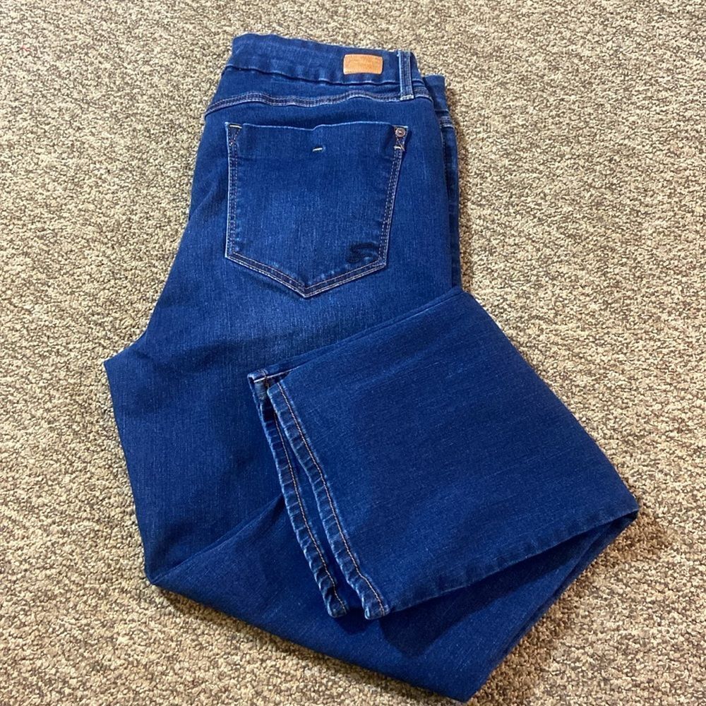 Seven 7 Classic Dark Blue Stretch Jeans Women’s Plus Size 16